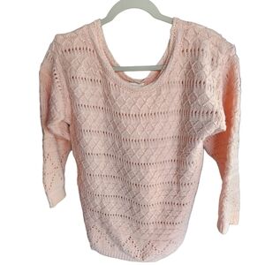 Women's Pink Knit Sweater